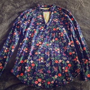 Floral Choker Tee